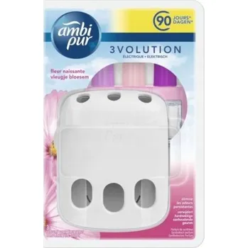 Osvěžovač vzduchu Ambi Pur / Febreeze 3Volution KVĚTINOVÉ PUKY startovací sada + náplň 20ml