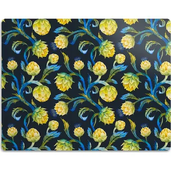 Podložka pod záchod pro kočky Květy artyčoku 45 x 35 cm