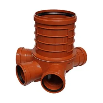 kanalizace Dno šachtové Midas DN 400/200 sběrné pravý a levý přítok s těsněním z PP