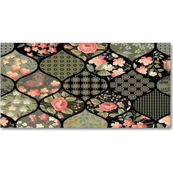 Obraz Kuchyňský panel Květinový vzor 140x70 cm + LEPIDLO