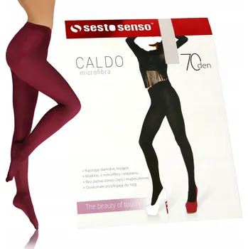 Dámské punčochy Dámské punčocháče barevné PUNČOCHÁČE 70 den Caldo Sesto Senso *3 (M)