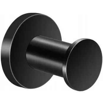 Věšák Černý matný jednoduchý věšák GALAXY