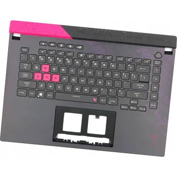 Náhradní klávesnice pro notebook Klávesnice pro Asus Strix G15 G513IE G513IC G513QE LED RGB 4 ZÓNOVÁ s opěrkou zápěstí