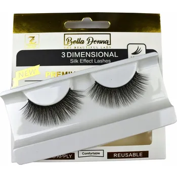 Umělé řasy UMĚLÉ HEDVÁBNÉ ŘASY NA PÁSKU 5D - 3D13