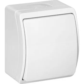 vypínač Spínač jednopólový n/t AQUATIC, IP44, bílý