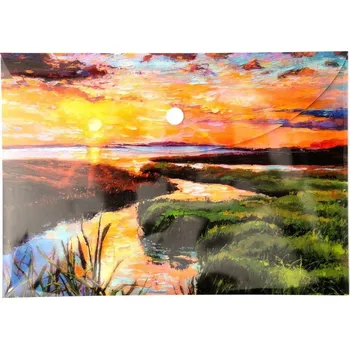 Aktovka na suchý zip A5 Narcissus