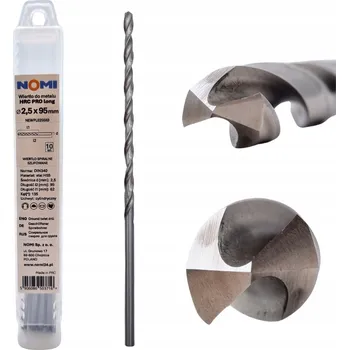 Vrták Vrták do kovu 2,5x95mm prodloužený HRC PRO long DIN 340 NOMI