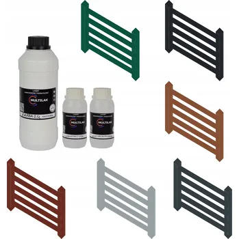 univerzální barva BARVA NA BRÁNY A PLOTY 3v1 LAK 0,5L VZORNÍK RAL