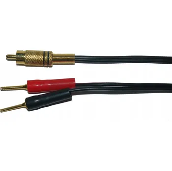 Audio kabel Reproduktorový kabel s konektorem RCA/2 kolíky 2x1,5 mm 1 m