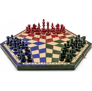 Šachy Šachy pro tři hráče velké tříbarevné / Šachy pro tři Szachy Żurek