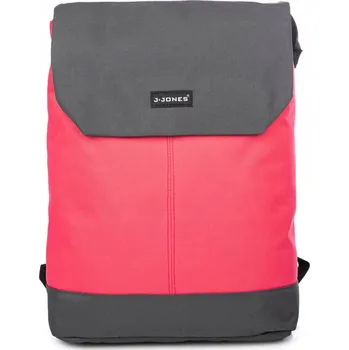 Městský batoh Lehký střední dámský městský batoh s klopou A4 na notebook do práce i do školy