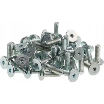 Šroub ŠROUB ŠVÉDSKÝ NÁBYTKOVÝ M6 x 20 mm 50 kusů PLOCHÁ HLAVA