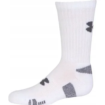 PONOŽKY UNDER ARMOUR HEATGEAR CREW 3P WH L