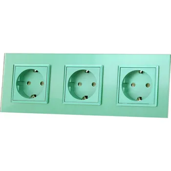 Elektrická zásuvka Elektrická Zásuvka Livolo zelená