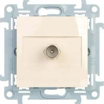 Elektrická zásuvka Anténní zásuvka nástěnná Kontakt-simon béžová