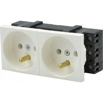 Elektrická zásuvka Elektrická Zásuvka nástěnná Mediabox bílá