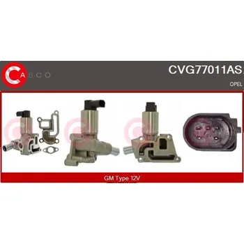 Ventil palivového systému AGR-Ventil CASCO CVG77011AS