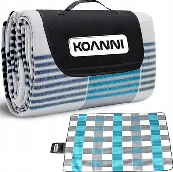 Obraz Podložka Koanni modrá s izolační mřížkou 200 x 200 cm