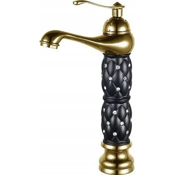 Vodovodní baterie Stojánková umyvadlová baterie CHDE Retro Design zlatá