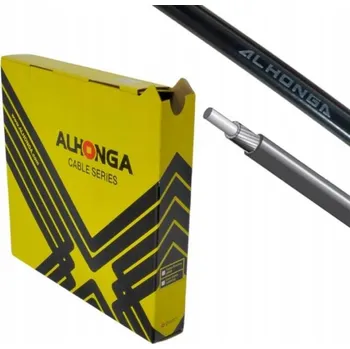 Lanko pro jízdní kolo Bowden lanka přehazovačky Alhonga HJ-SP5 Teflon 5mm 50m černá