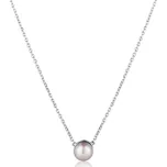 JVD Dámský stříbrný náhrdelník s černou perlou SVLN0653XD2P607