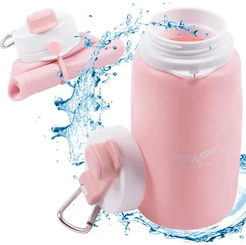 WINGS MĚKKÁ cestovní láhev SKLÁDACÍ LAHEV NA PITÍ na vodu SOFT FLASK 550ml