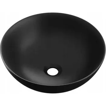 Umyvadlo Umyvadlo na desku kulaté Excellent LUQA 40 cm černé