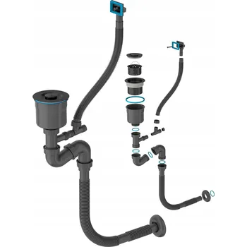 Sifon Sifon dřezový Granitan 113 mm