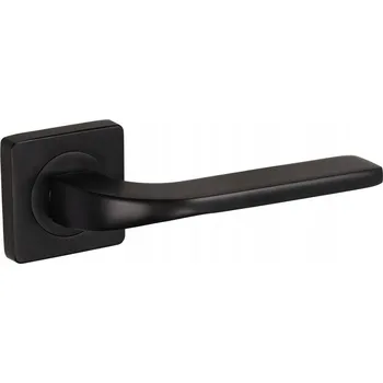 Dveřní kování Klika Altiva, rozeta čtvercová, černá matná Gamet