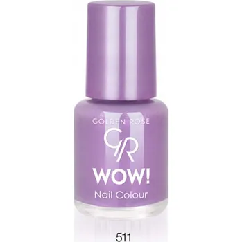Lak na nehty Lak na nehty Golden Rose 6ml WOW dlouhotrvající 511