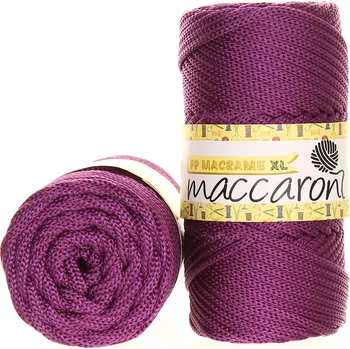 Příze Maccaroni PP Macrame XL 160 purpurová