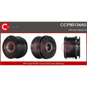 Alternátor Řemenice, generátor CASCO CCP90134AS