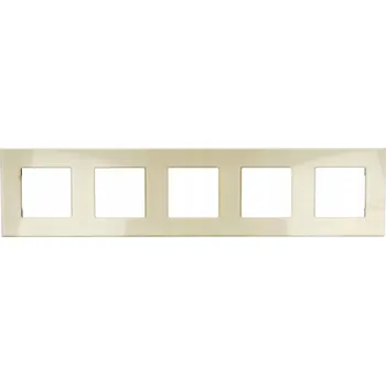 Elektrická zásuvka Rámeček pětinásobný DC Smart Home zlatý