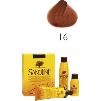 Barva na vlasy Sanotint Barva Na Vlasy Bez amoniaku 16 Barva Měděná Blond 125 ml