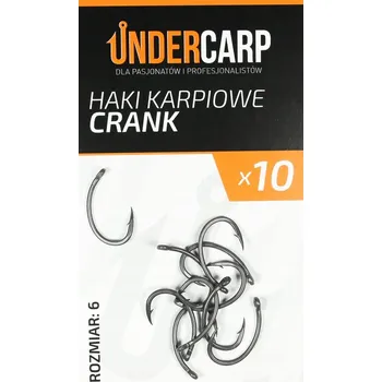 Rybářský háček Háčky na zem s protihrotem, Undercarp Crank Choddy 10 ks