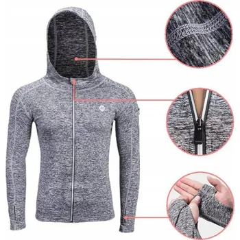 Pánská mikina Cyklistická Mikina s kapucí ROCKBROS LKW007