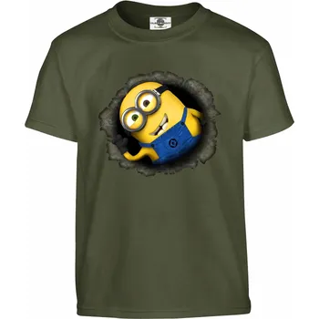 Pánské tričko Tričko Bob | Mimoni Druh: Dětské, Barva: Khaki, Velikost: 122-S