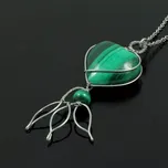 Náhrdelník Lilijice malachitová