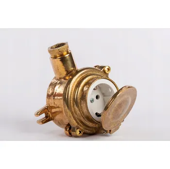 Elektrická zásuvka Hermetická Elektrická Zásuvka Eurohandel zlatá