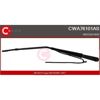 Stěrač Rameno stěrače, čistění skel CASCO CWA76101AS