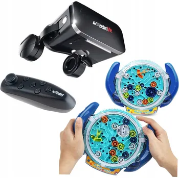 Virtuální realita VR 3D brýle pro virtuální realitu 360° + EDUKAČNÍ DOVEDNOSTNÍ HRA LABYRINT