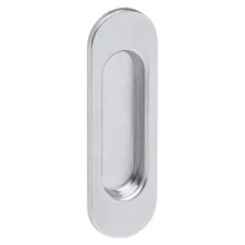Nábytkové kování Oválný úchyt, madlo pro posuvné dveře 4052 chrom satén 96 Tupai