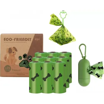 sáček na exkrement Pet Supplies Sáčky na psí exkrementy 8x15 zelené