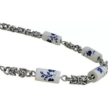 Náhrdelník Náhrdelník Dark blue blooms