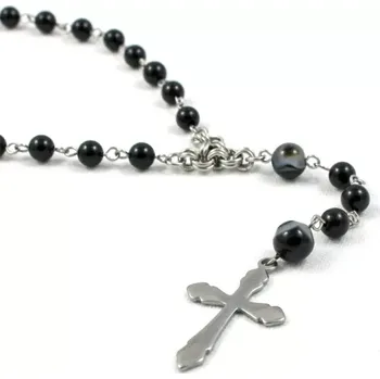Náhrdelník Náhrdelník Růženec onyxový