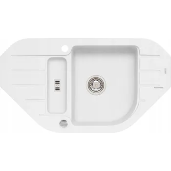 Granitový dřez Dřez jednopůlkový Alveus NIAGARA granit bílý