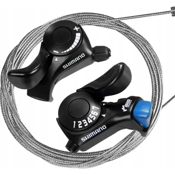 Řazení na kolo Řazení na kolo řadící páka SHIMANO TX30 3 x 7 SADA + lanko