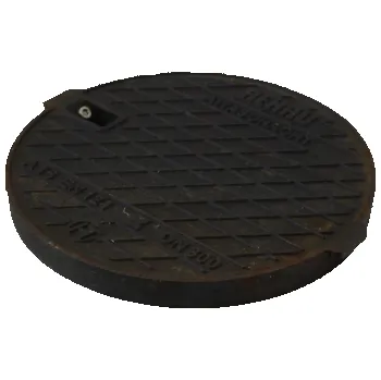 Šroub Poklop litinový A15 Midas do 1,5t kulatý uzamykatelný se šroubem DN400 na hladkou trubku