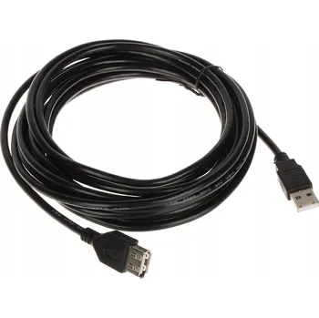 Datový kabel USB kabel prodlužovací 4World 5356 černý 5 m