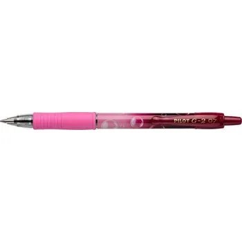 Gelové pero "G-2 Pink Bubble", růžová, 0,32 mm, stiskací mechanismus, PILOT BLG27TRB-PG-L